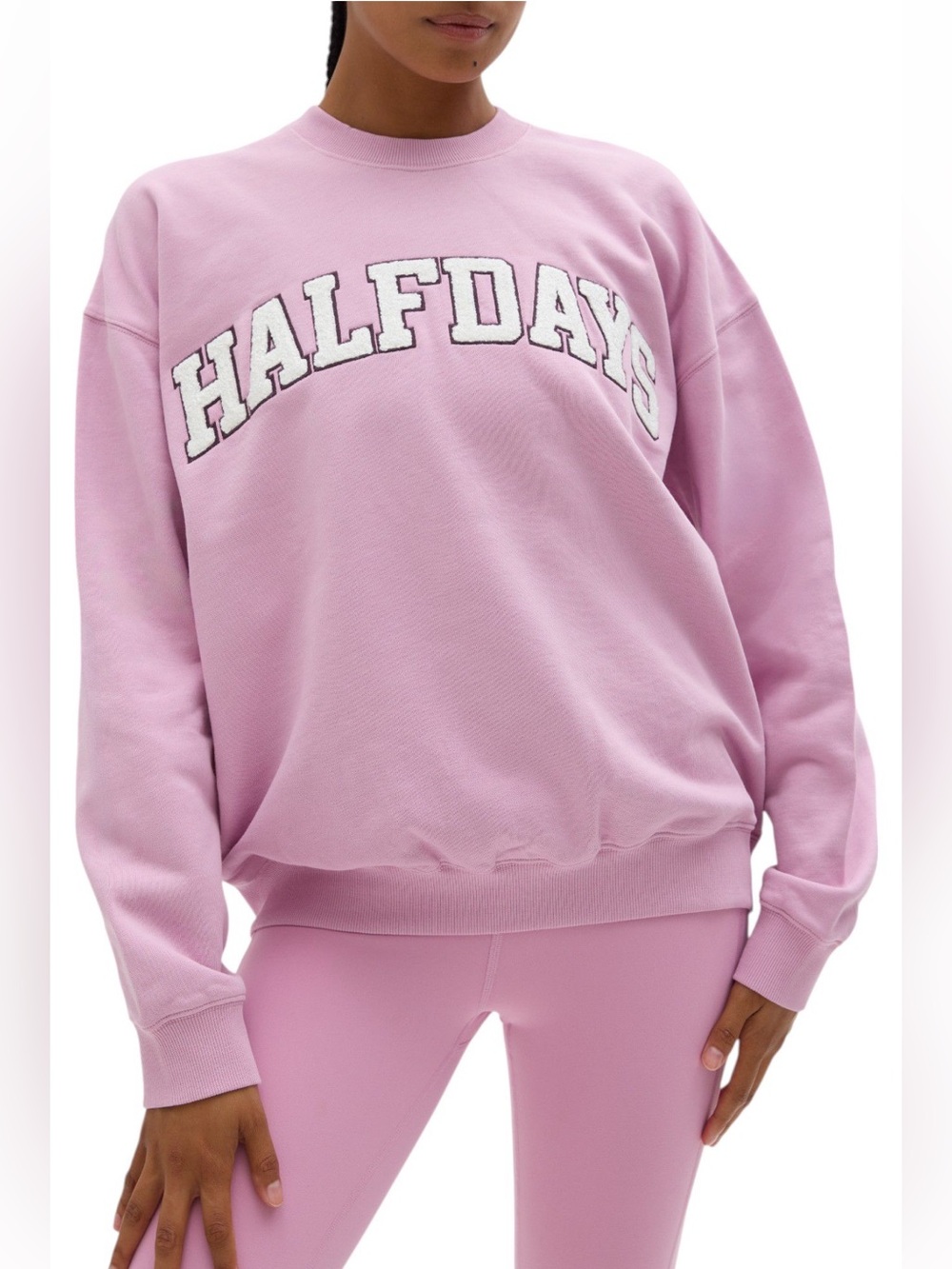 Halfdays Women's Halfdays Sweatshirt in Amethyst - Picture 1 of 7